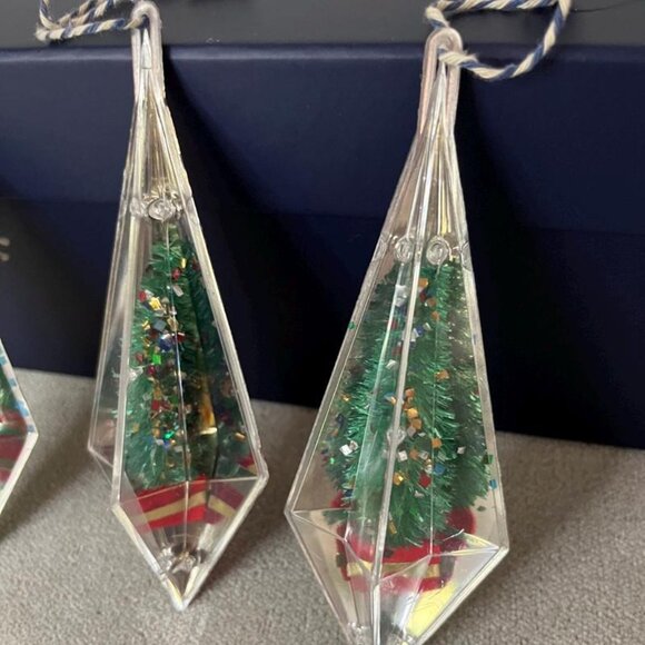 Vintage Jewel Brite Glittered Bottle Brush Tree Acrylic Plastic Faceted Diamond - Picture 4 of 6